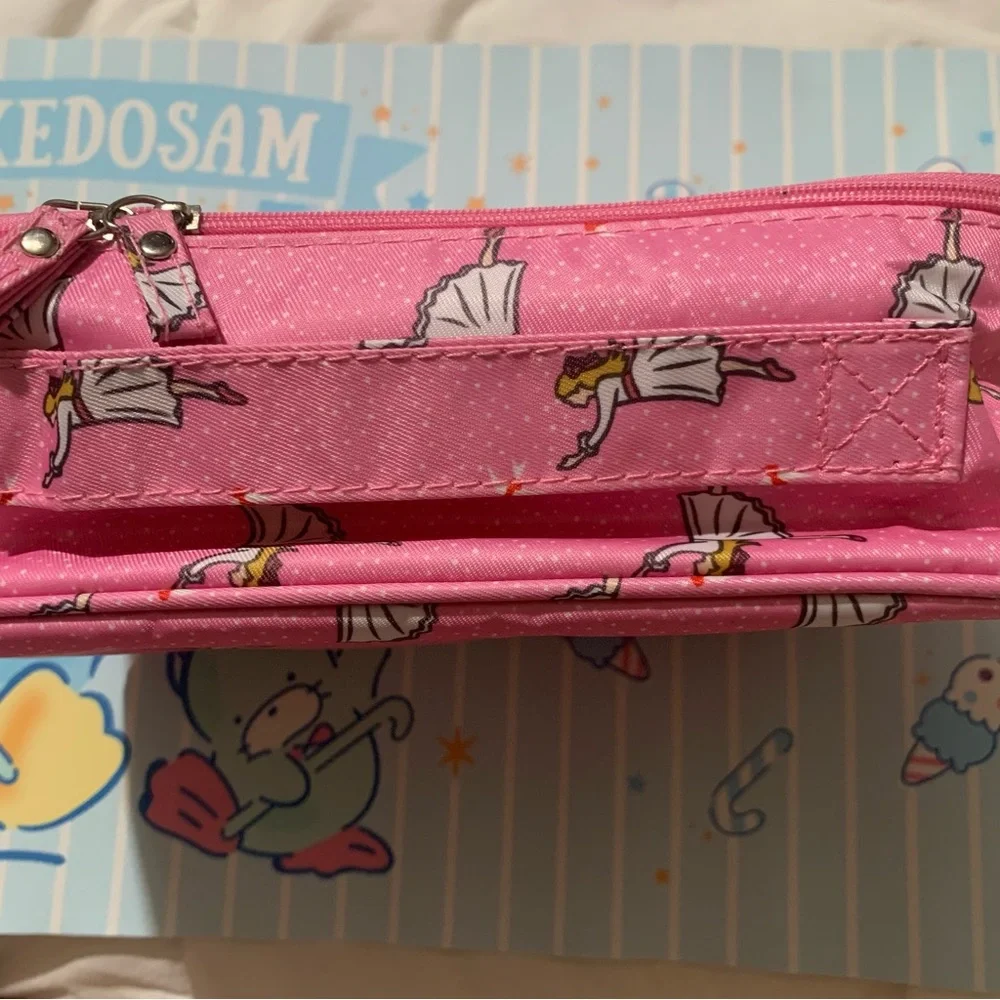 Bright Pink Ballerina Clara Inspired Makeup Bag